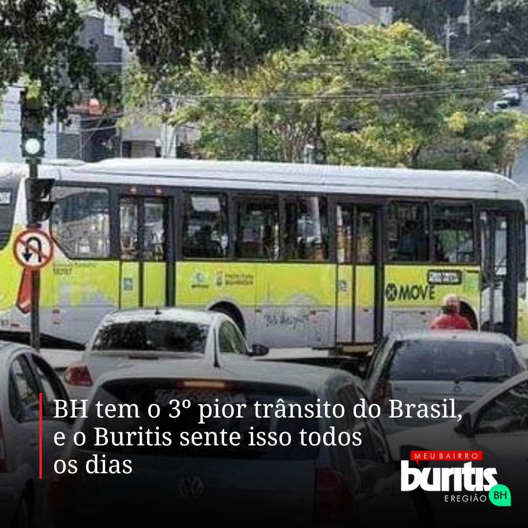 BH tem o 3º pior trânsito do Brasil — e o Buritis sente isso todos os dias