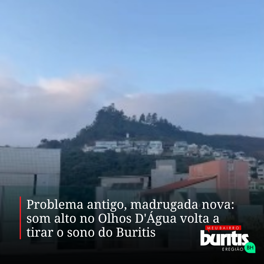 Vista do Mirante Olhos D'Água ao entardecer