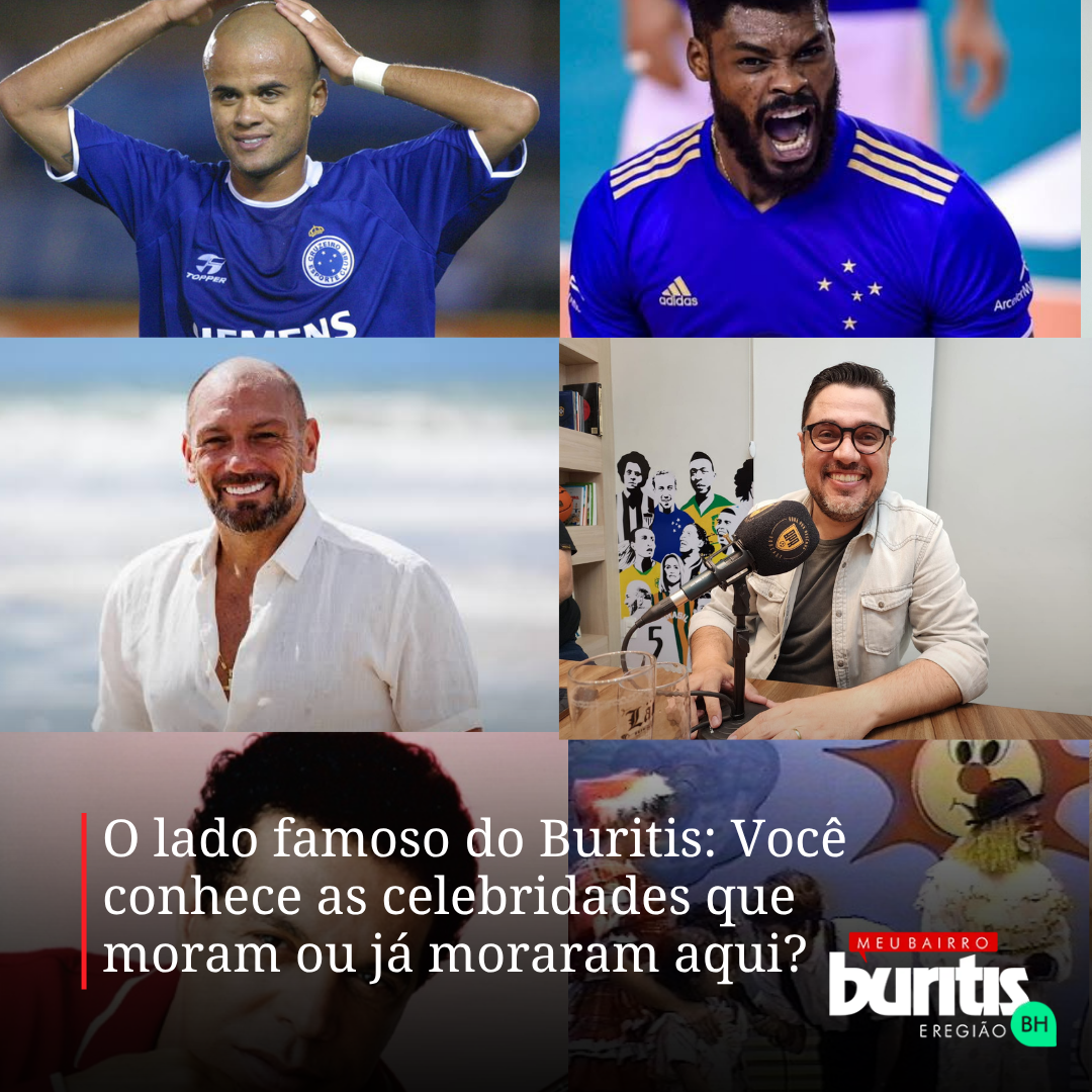 Colagem de fotos de personalidades e celebridades