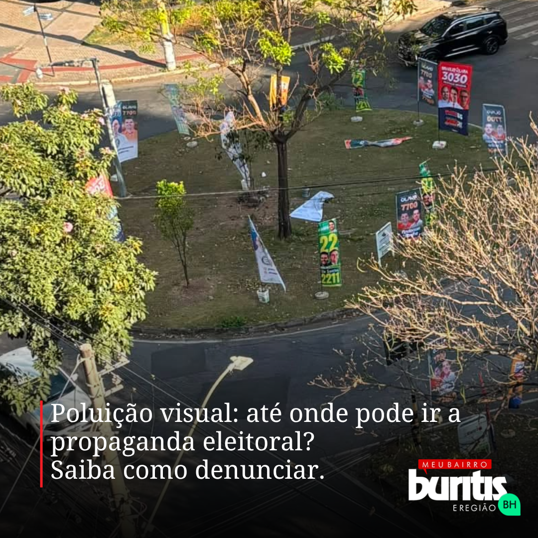 Propaganda eleitoral causa poluição visual no Buritis; veja as regras