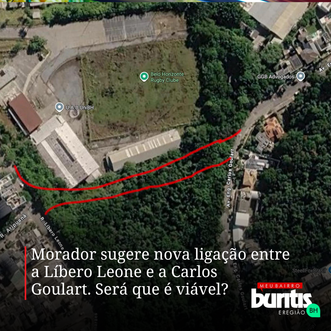 Morador sugere nova ligação entre a Líbero Leone e a Carlos Goulart. Será que é viável?