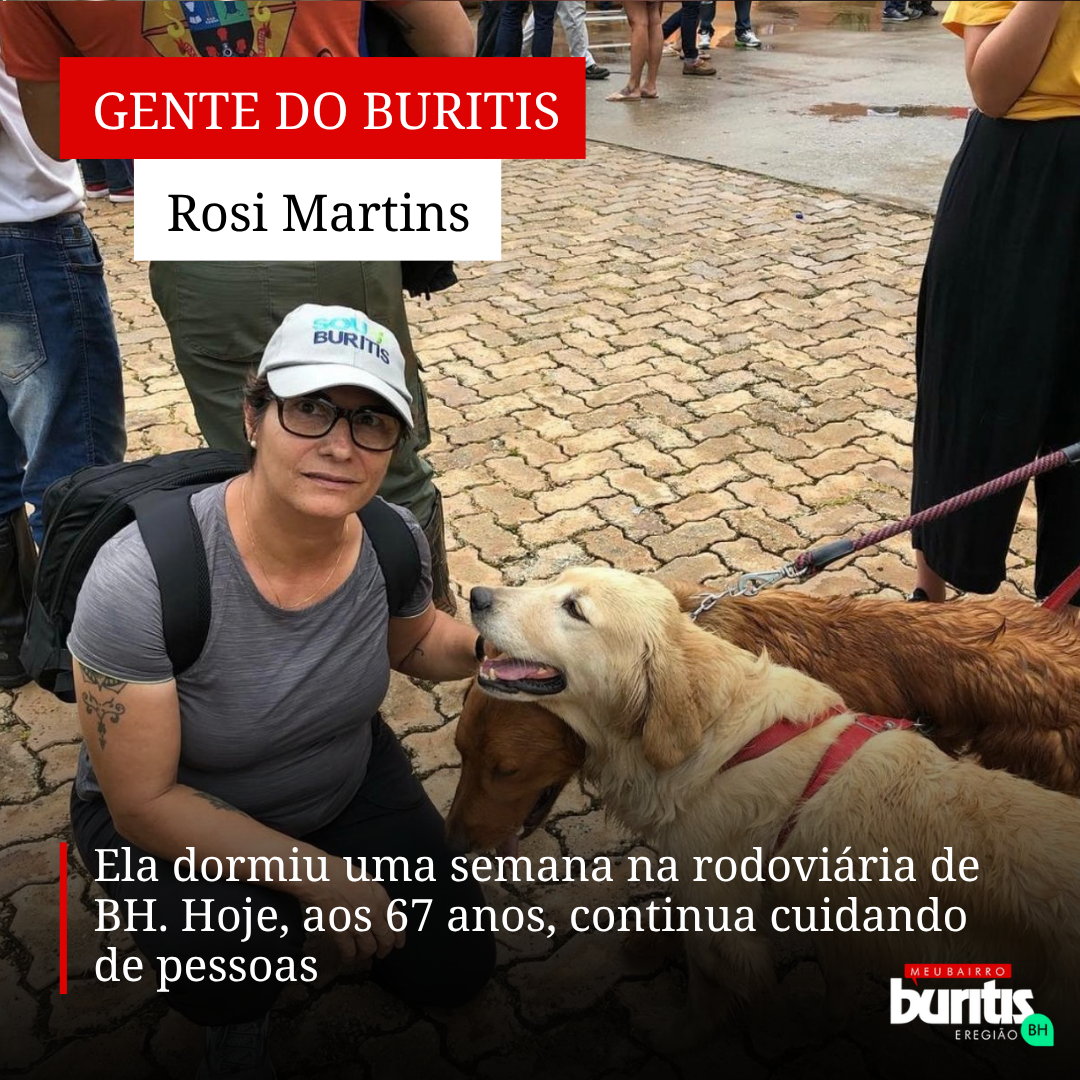 Ela dormiu uma semana na rodoviária de BH. Hoje, aos 67 anos, continua cuidando de pessoas