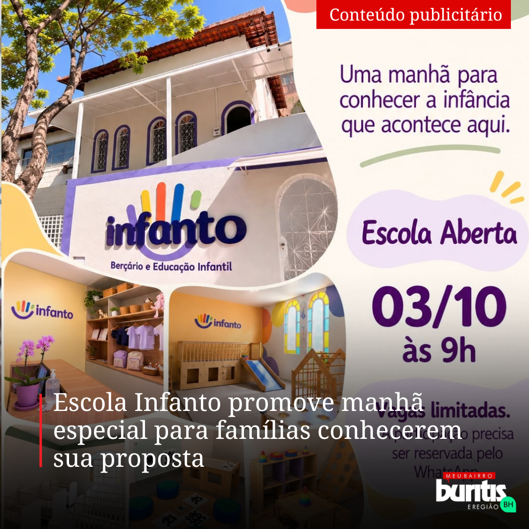 Escola Infanto promove manhã especial para famílias conhecerem sua proposta de educação infantil no Buritis