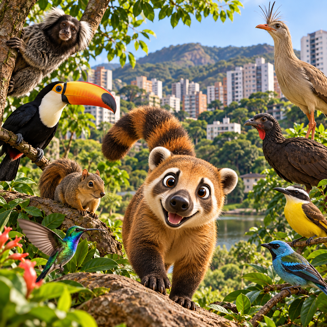 Muito além dos prédios: os animais que vivem no Buritis
